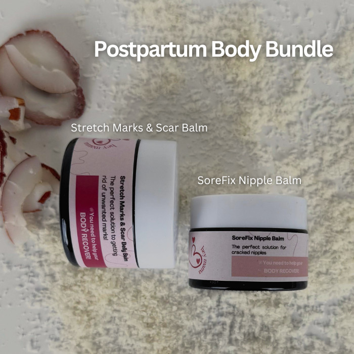 Postpartum Body Bundle - SoreFix Nipple Balm + Stretch Marks & Scar Balm