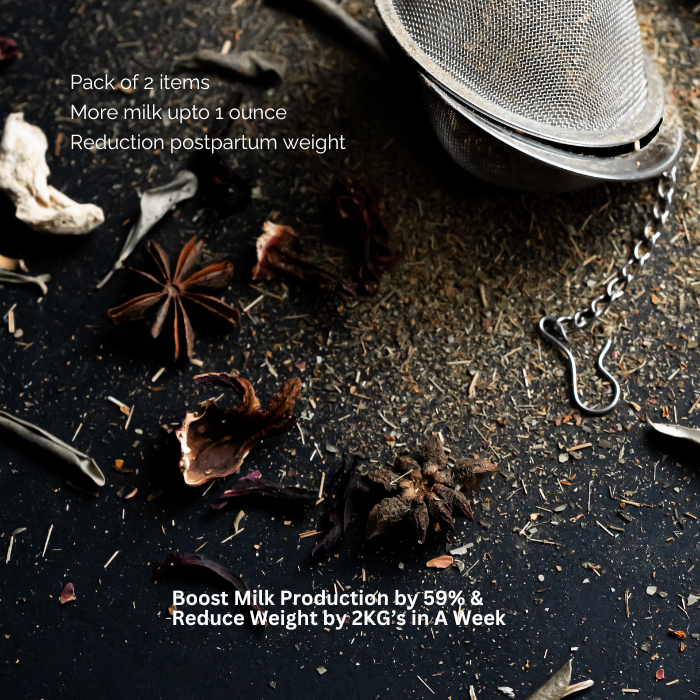 Postpartum Tea Bundle - Herbal Lactation Tea + Slim Trim Tea