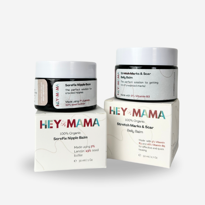 Postpartum Winter Bundle - SoreFix Nipple Balm + Stretch Marks & Scar Balm