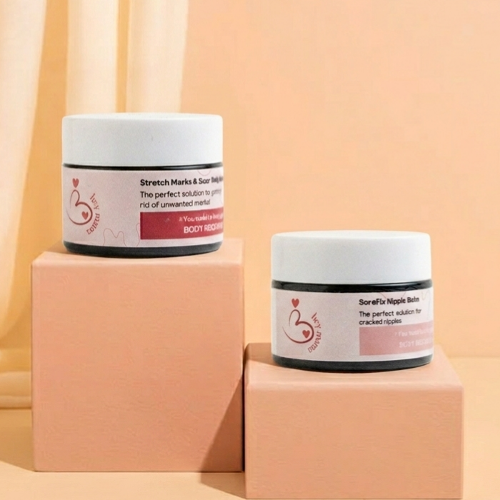 Postpartum Body Bundle - SoreFix Nipple Balm + Stretch Marks & Scar Balm