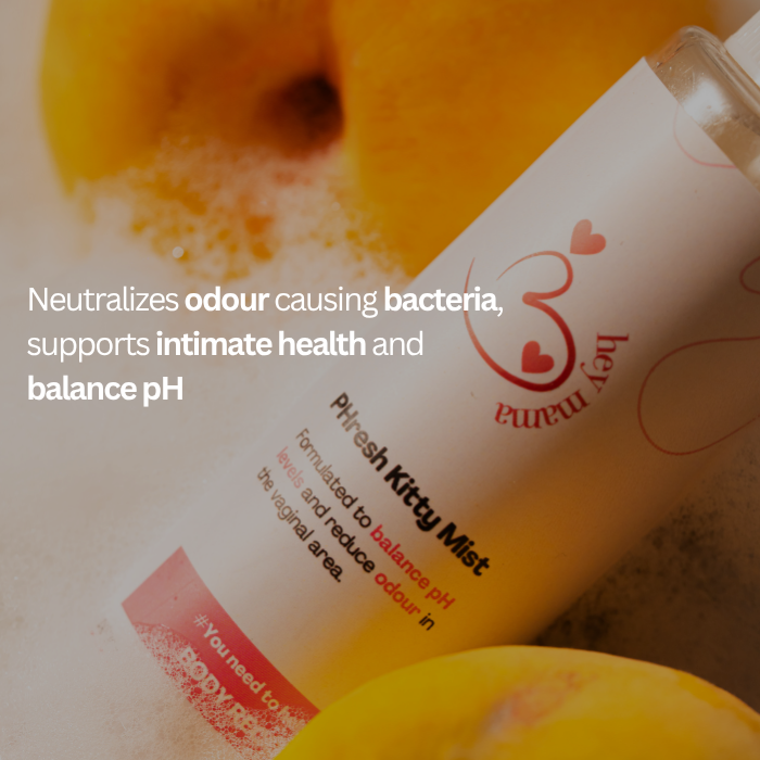 PHresh Kitty Mist — gentle, pH-balancing, and OB-GYN approved.