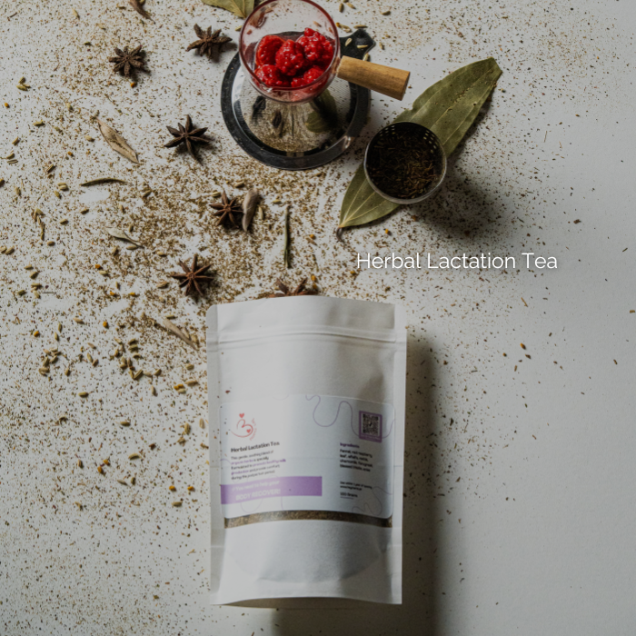 Postpartum Tea Bundle - Herbal Lactation Tea + Slim Trim Tea